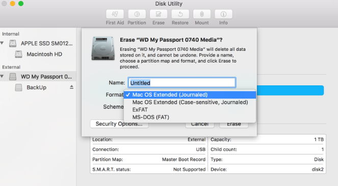 get a wd my passport for mac to work on a pc
